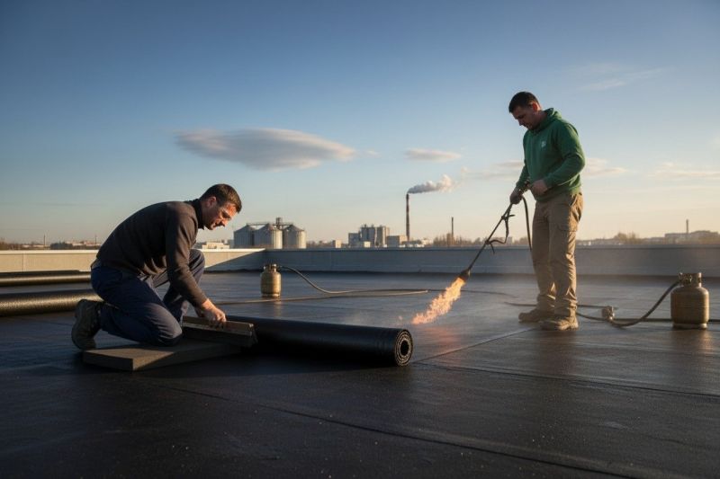 Tar Roof Replacement detail