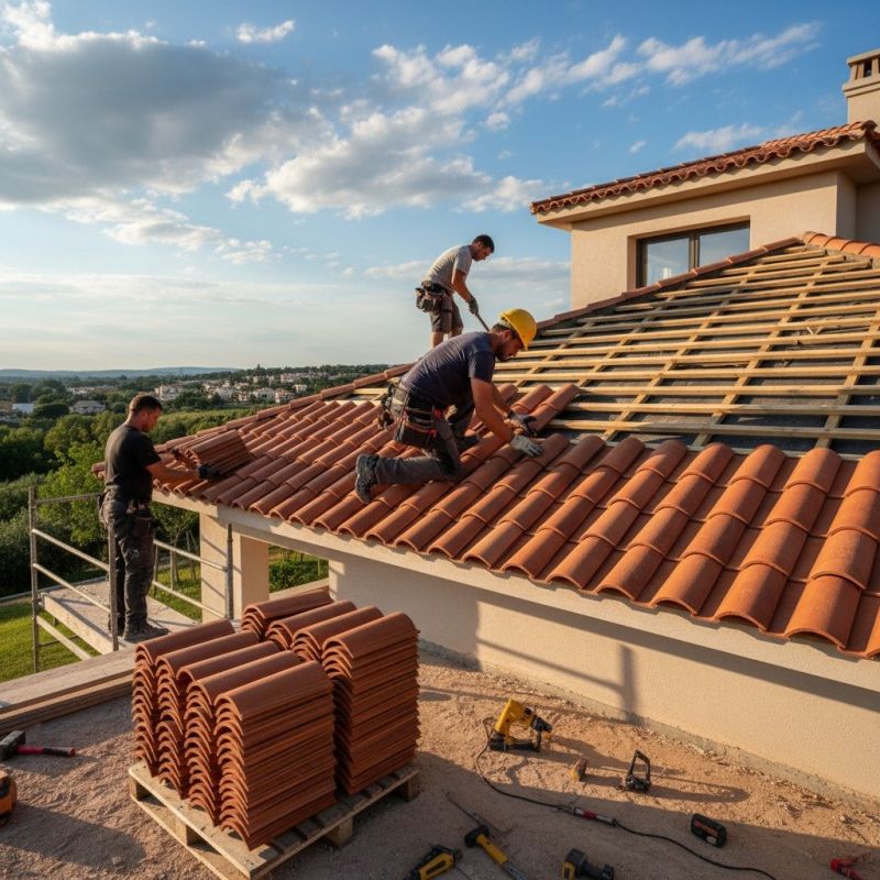 Spanish Tile Roof Replacement